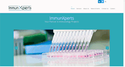 Desktop Screenshot of immunxperts.com